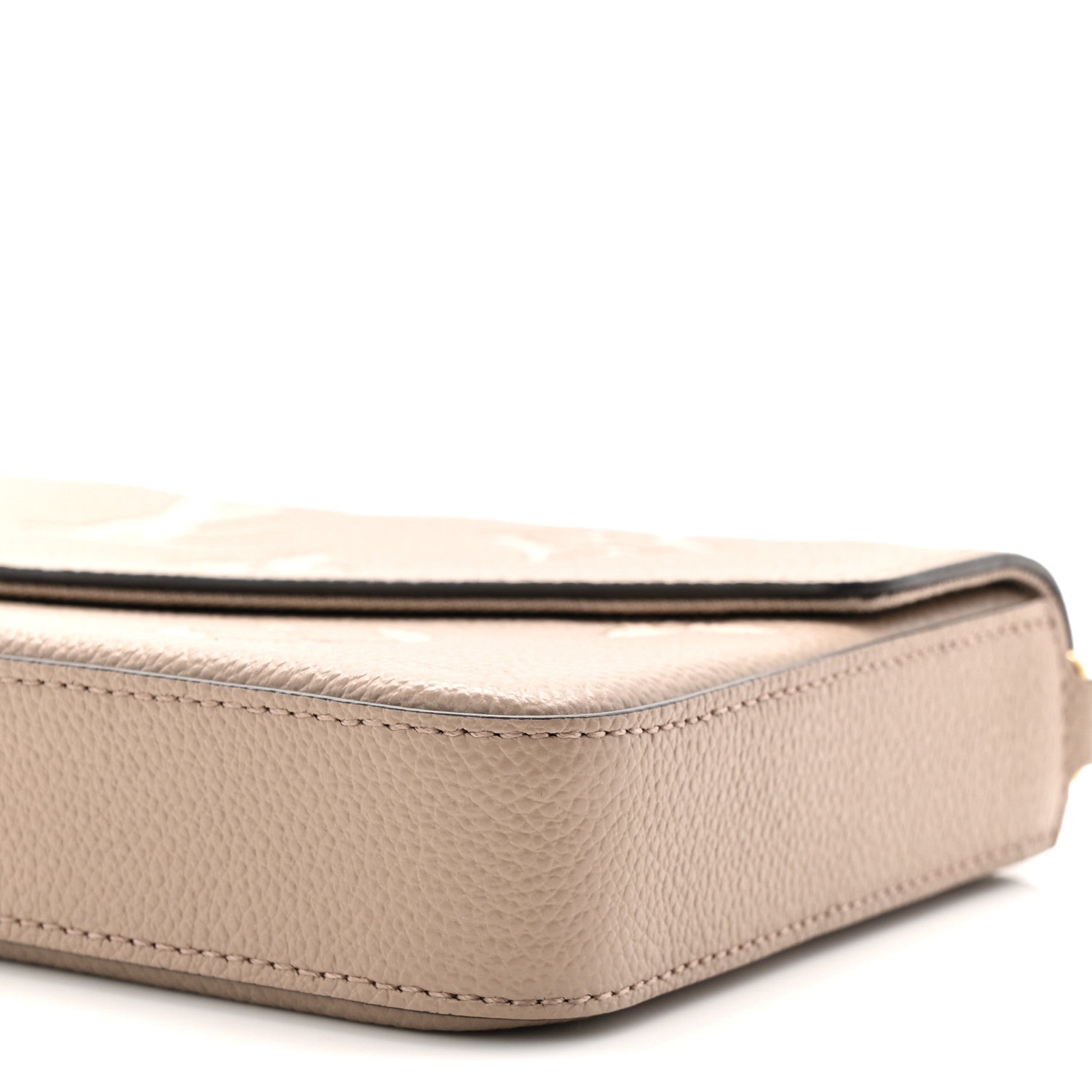 Louis Vuitton Empreinte Monogram Giant Felicie Pochette Tourterelle Creme 10 of 10