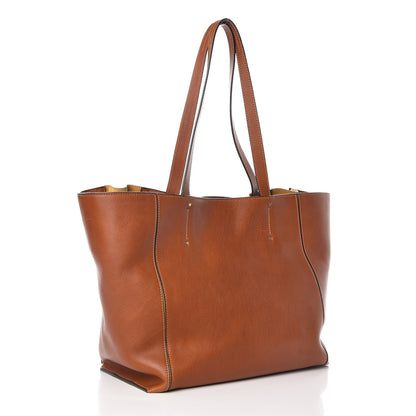 Chloe Smooth Calfskin Medium Milo Shopping Tote Caramel 3 of 8