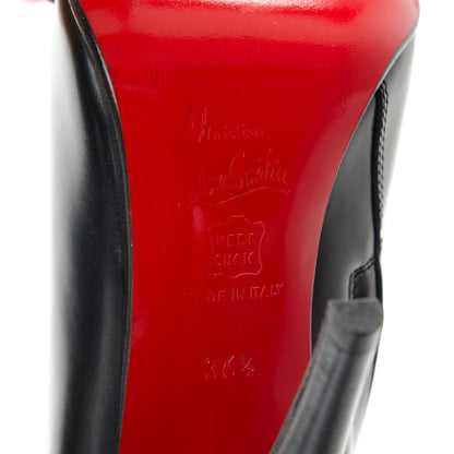 Christian Louboutin Calfskin Belle 100 Ankle Boots 36.5 Black 7 of 7