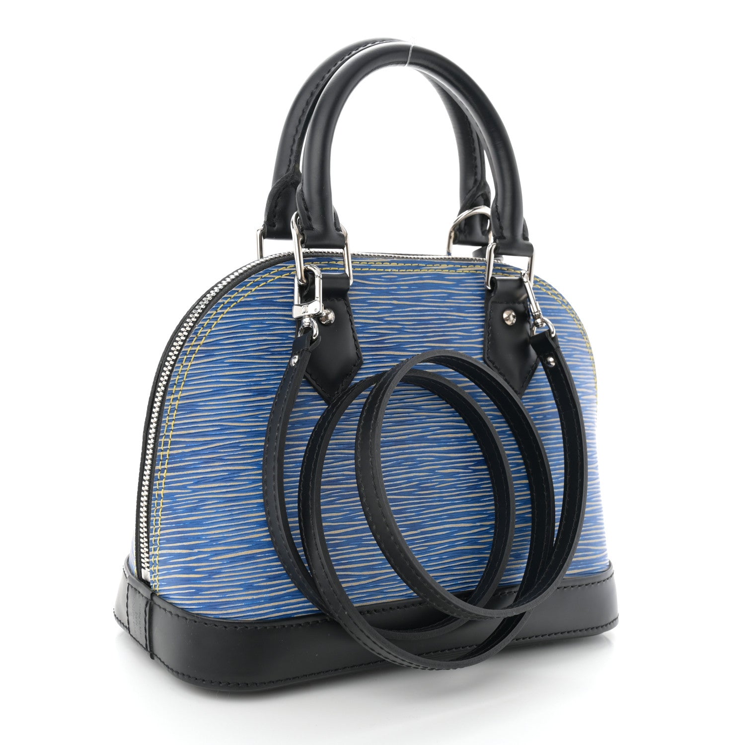 Louis Vuitton Epi Alma BB Denim Light 3 of 10