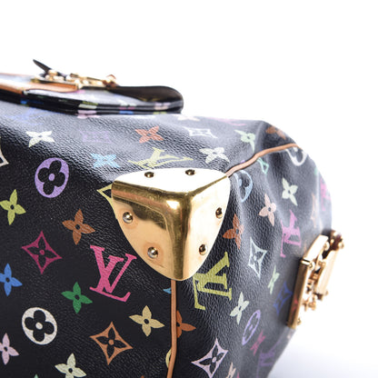 Louis Vuitton Monogram Multicolor Speedy 30 Black 8 of 16