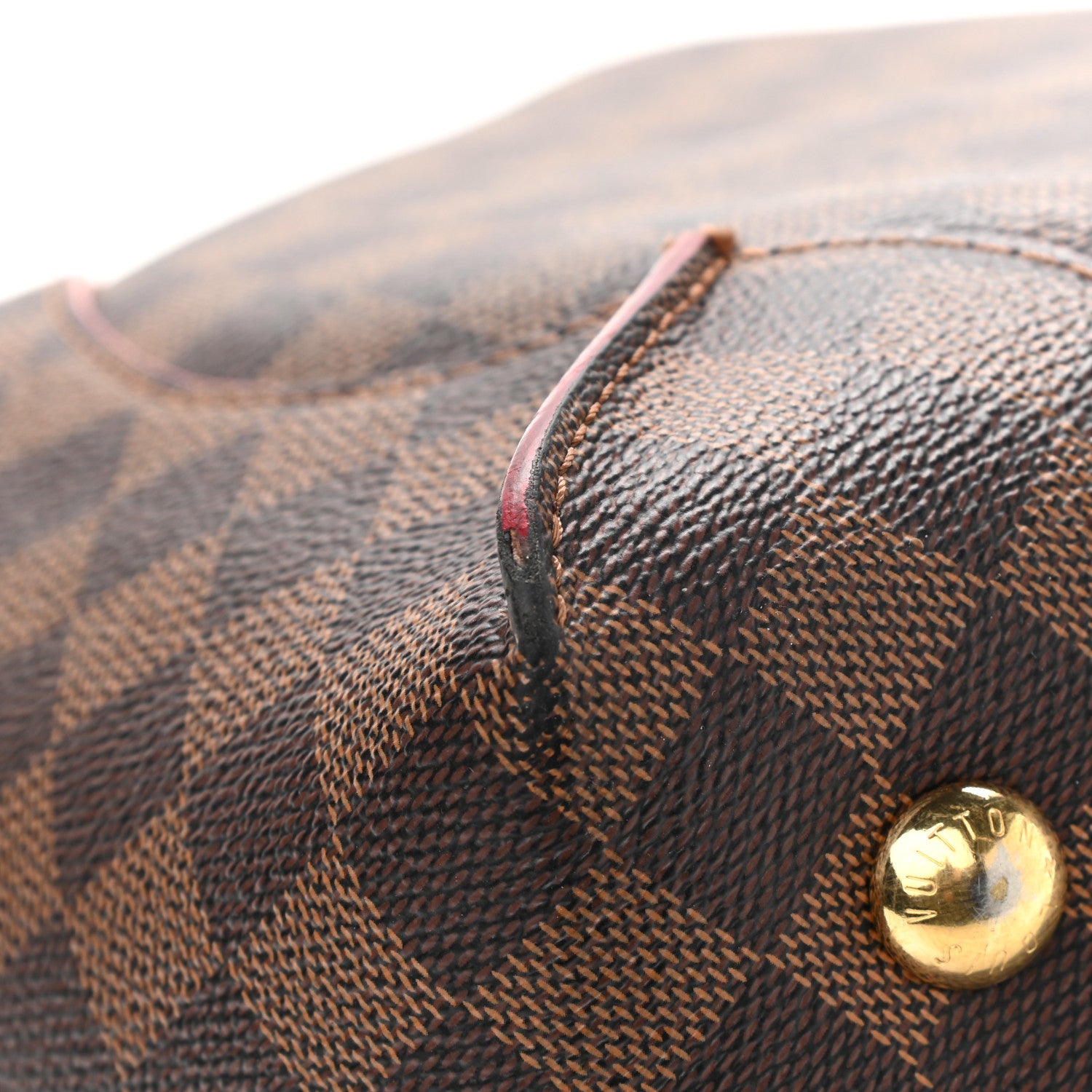 Louis Vuitton Damier Ebene Caissa Hobo Cherry 18 of 22