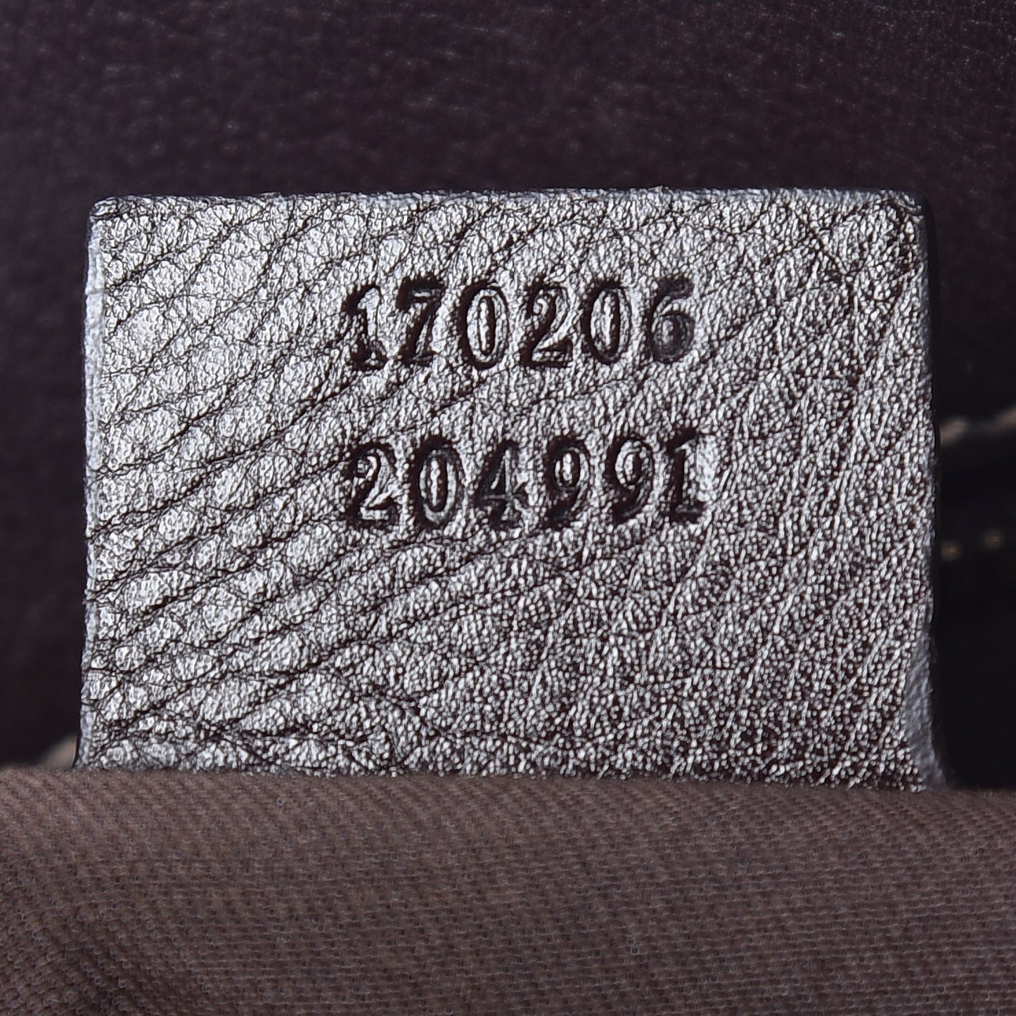 Monogram Peggy Braided Tote Dark Brown