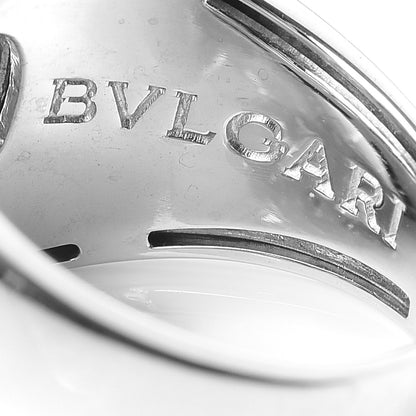 Bulgari 18K White Gold Diamond Parentesi Revolution Ring 53 6.25 5 of 5