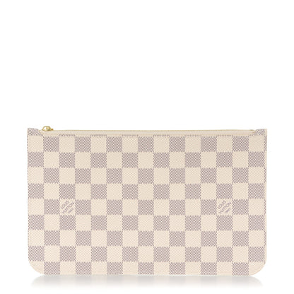Louis Vuitton Damier Azur Neverfull MM GM Pochette 1 of 8