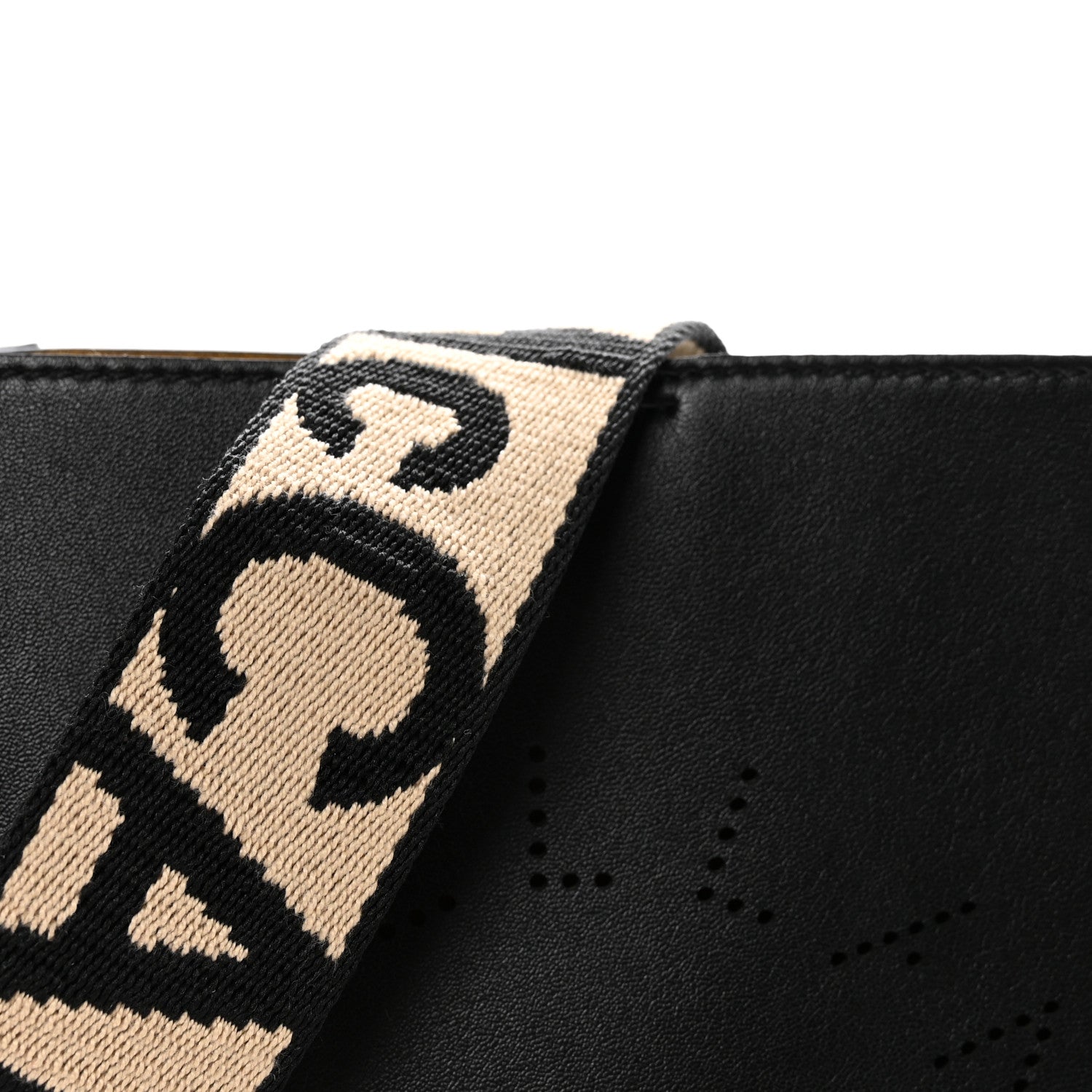 Stella McCartney Eco Alter Nappa Perforated Logo Mini Crossbody