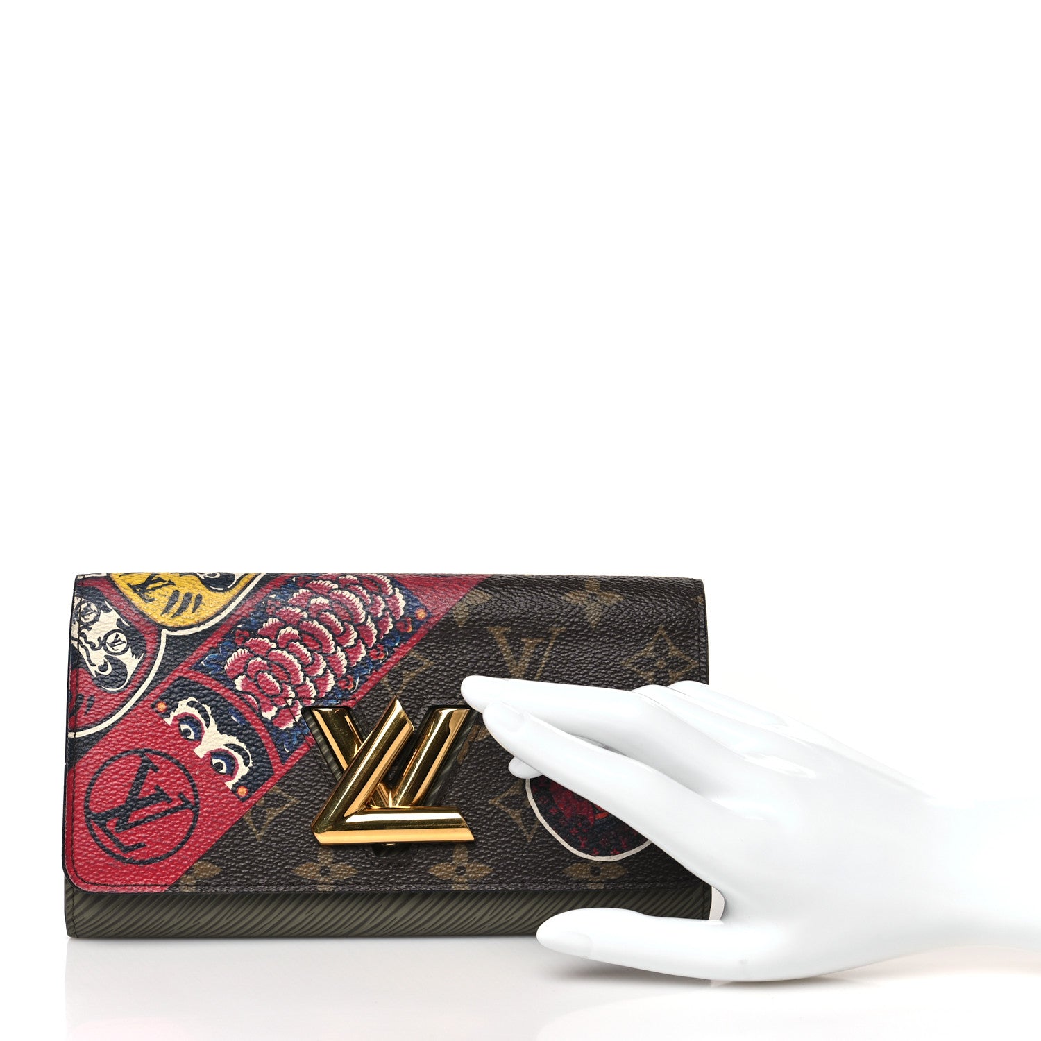 Louis Vuitton Monogram Epi Kabuki Twist Wallet 2 of 6