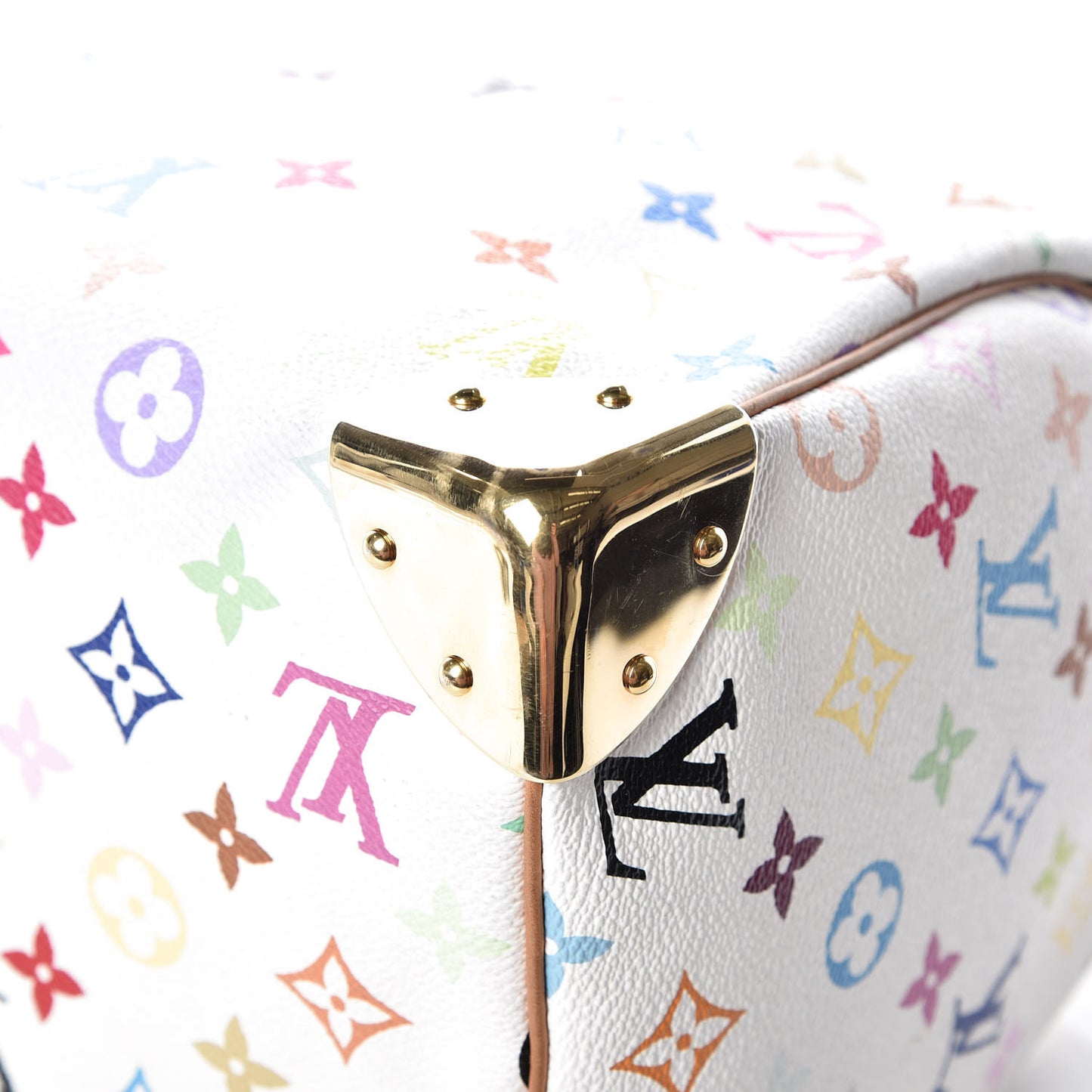 Monogram Multicolor Speedy 30 White