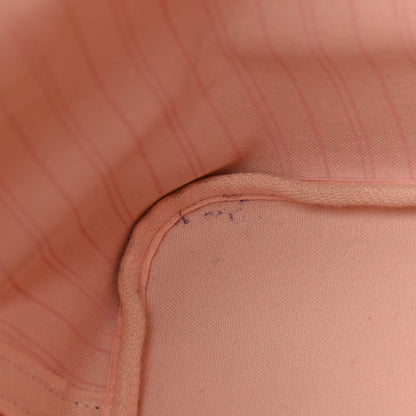 Louis Vuitton Damier Ebene Neo Neverfull MM Rose Ballerine 12 of 15