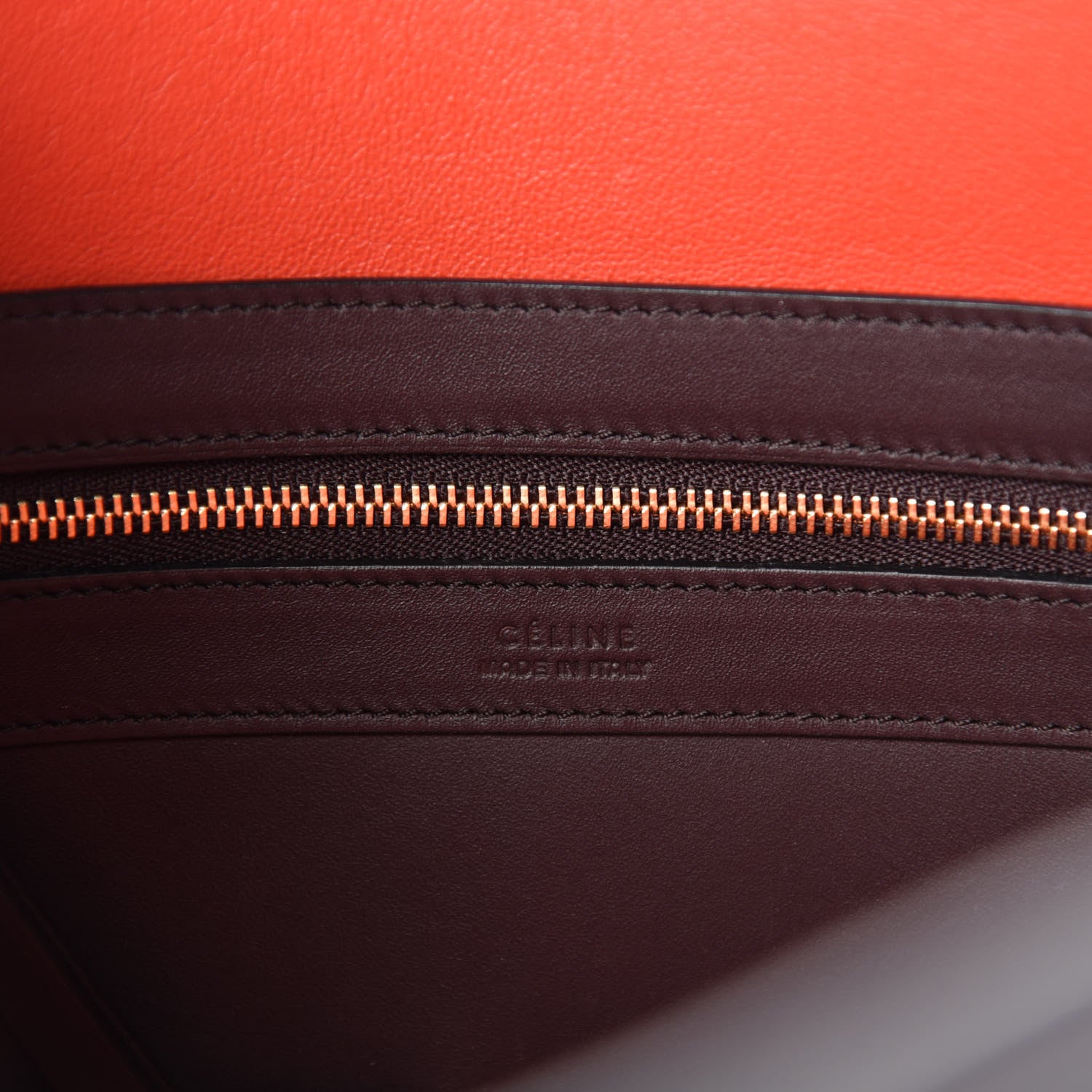 Celine Smooth Calfskin Small Belt Cabas Phantom Dark Brown 8 of 9