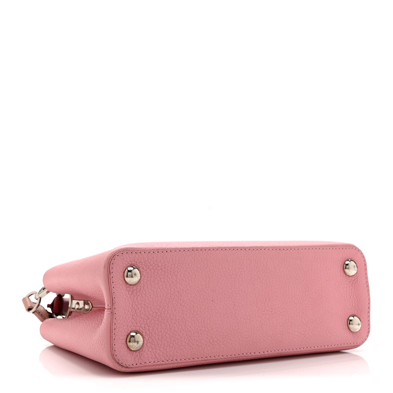 Louis Vuitton Taurillon Capucines BB Pink Dark Red 4 of 10