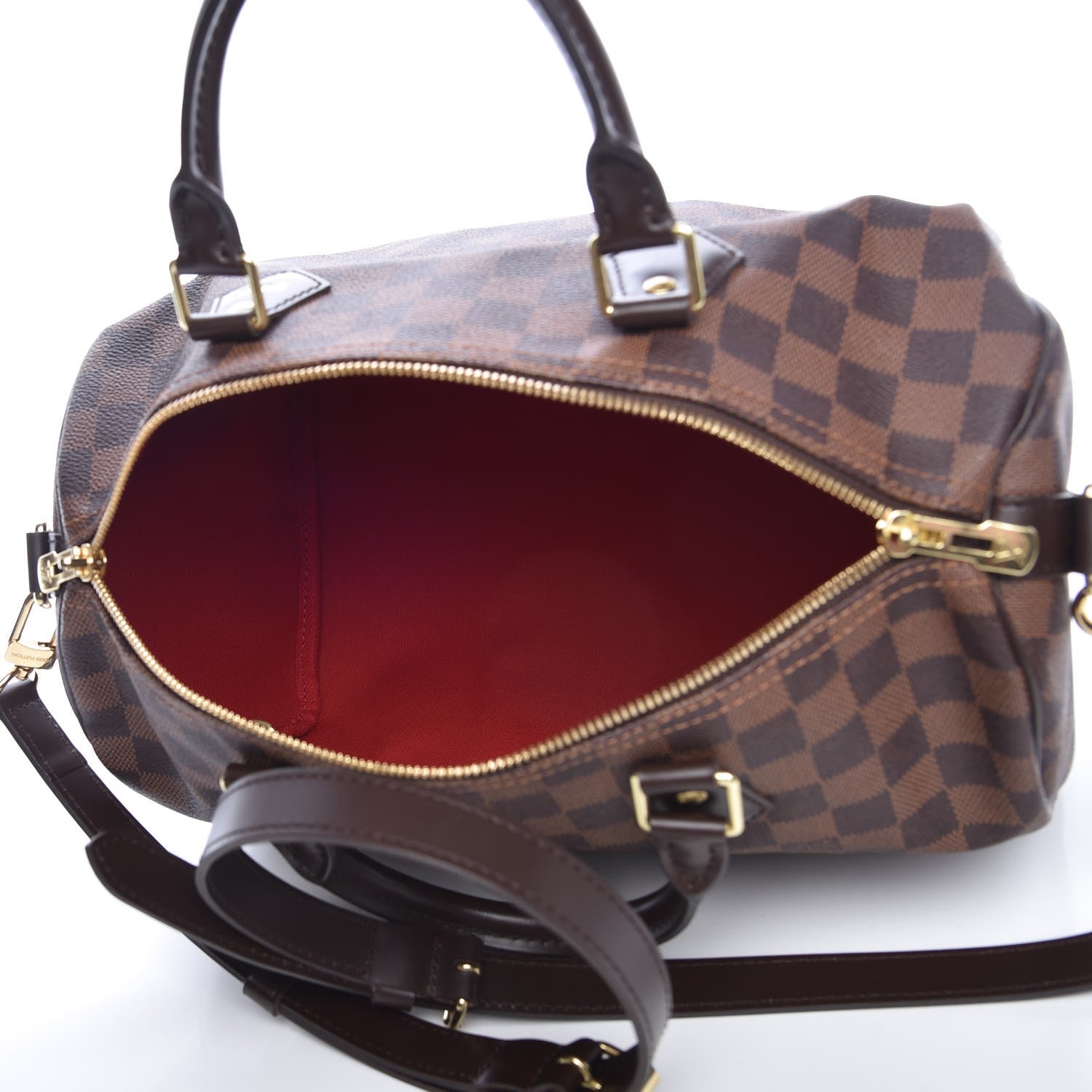 Louis Vuitton Damier Ebene Speedy Bandouliere 30 6 of 11
