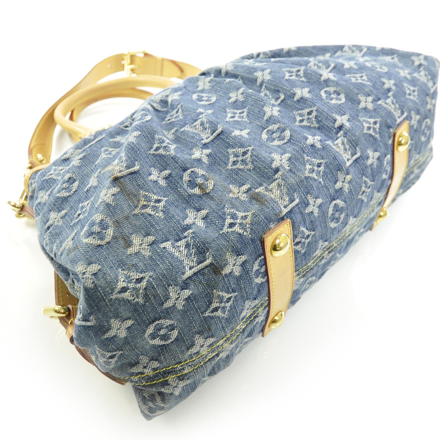 Louis Vuitton Denim Neo Cabby MM Blue 5 of 9
