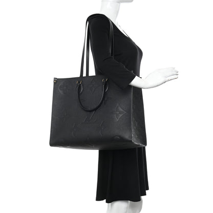 Louis Vuitton Empreinte Monogram Giant Onthego GM Black 2 of 10