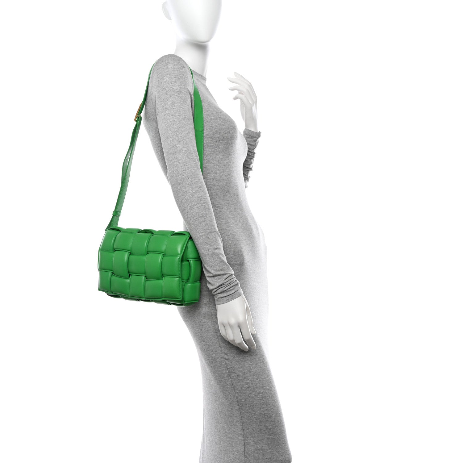 Bottega Veneta Nappa Maxi Intreccio Padded Cassette Crossbody Bag Parakeet 2 of 10