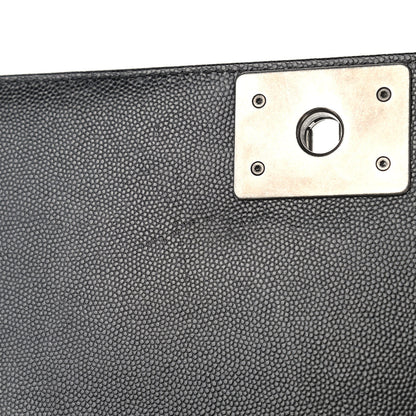 Chanel Caviar Quilted New Medium Boy Flap Black 10 of 10