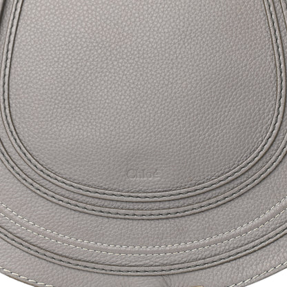 Chloe Calfskin Medium Marcie Round Crossbody Bag Cashmere Grey 9 of 14