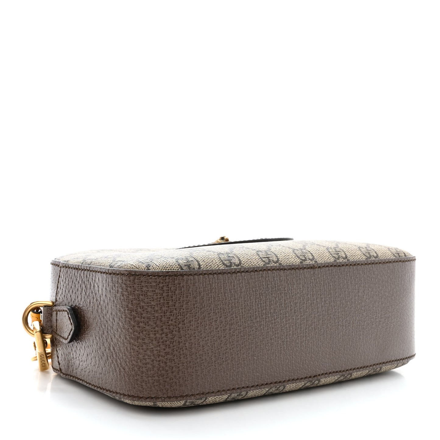 GG Supreme Monogram Web Neo Vintage Shoulder Bag Beige New Acero Crop