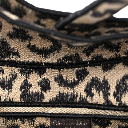 Christian Dior Canvas Mizza Embroidered Saddle Bag Beige Multicolor 10 of 11