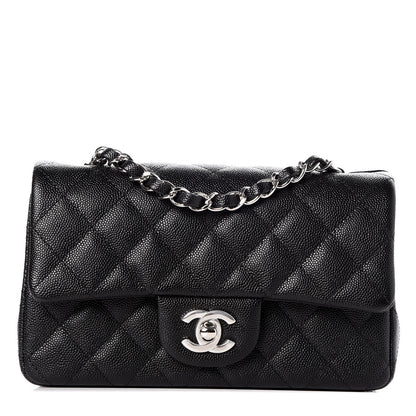 Chanel Caviar Quilted Mini Rectangular Flap Black 1 of 8