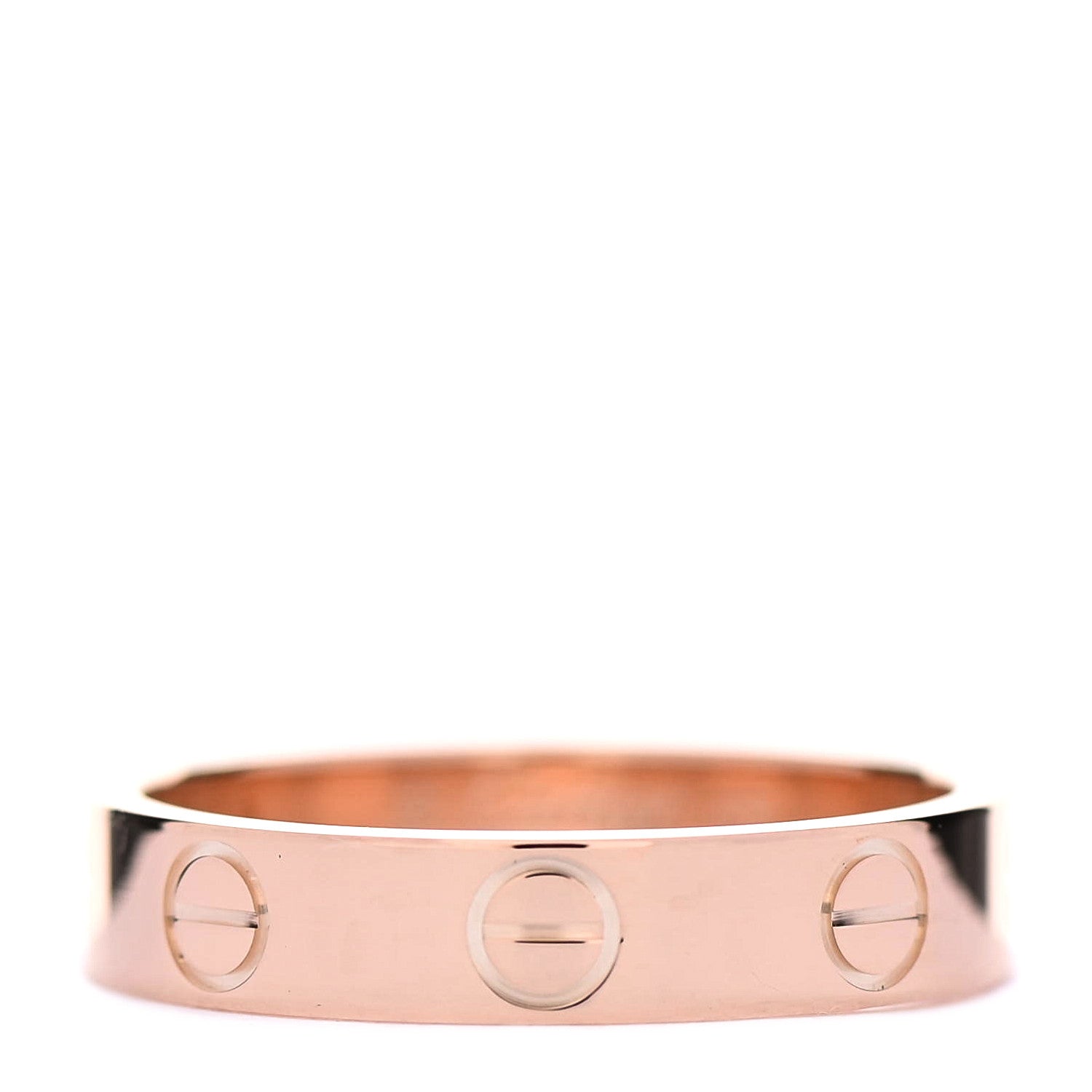 Cartier 18K Pink Gold 3.5mm LOVE Wedding Band Ring 49 4.75 1 of 8