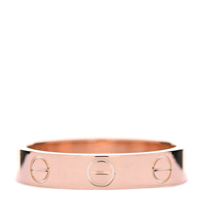 Cartier 18K Pink Gold 3.5mm LOVE Wedding Band Ring 49 4.75 1 of 8