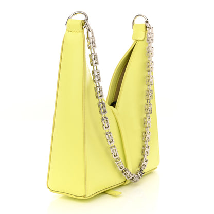 Givenchy Box Calfskin Mini Cut Out Shoulder Bag Neon Yellow 3 of 10