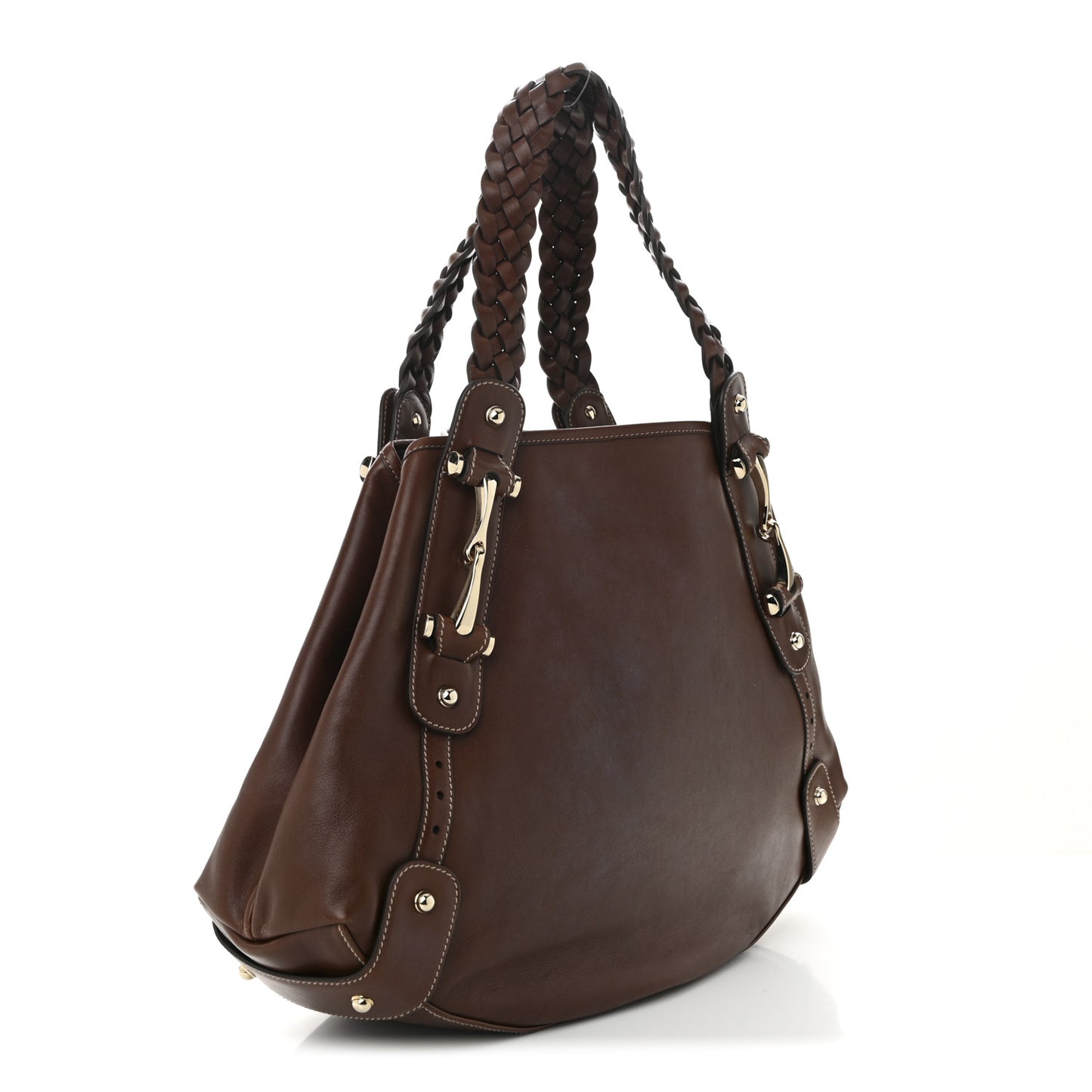 Calfskin Medium Pelham Shoulder Bag Brown