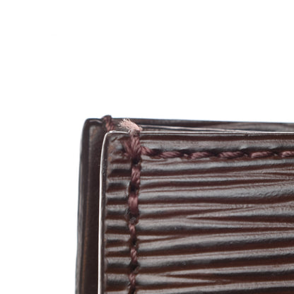 Louis Vuitton Epi Sac Plat GM Moka 9 of 9