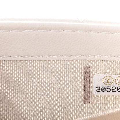 Chanel Lambskin Quilted Mini Trendy CC Clutch With Chain Ecru 8 of 11