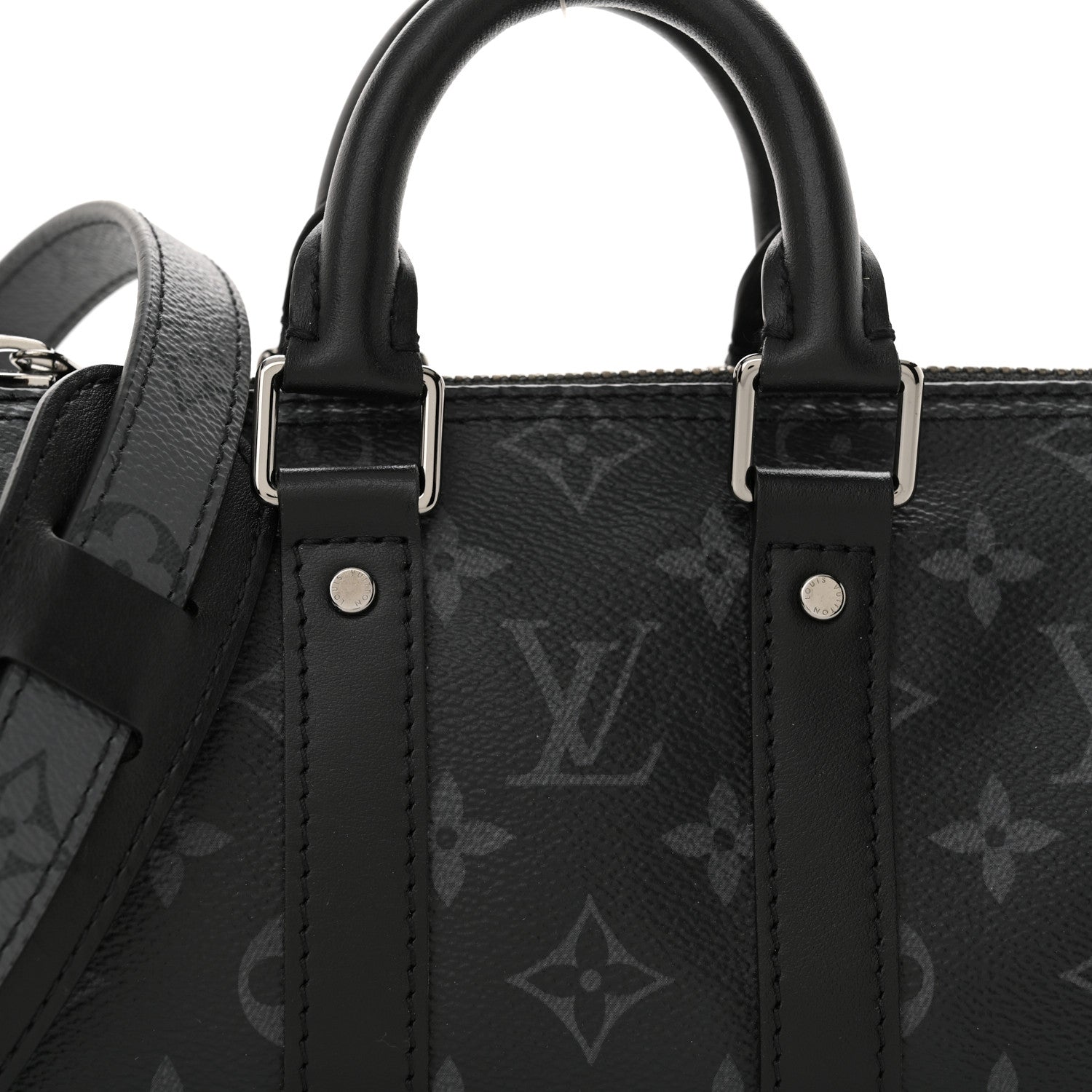 Louis Vuitton Reverse Monogram Eclipse Keepall XS Black 7 of 10