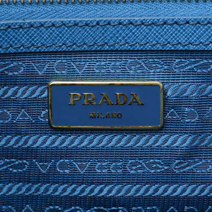 Prada Saffiano Lux Large Galleria Double Zip Tote Cobalto 8 of 17
