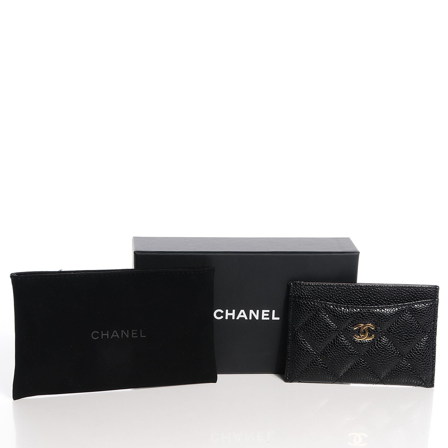 Chanel Caviar Quilted Card Holder Black 5 of 9