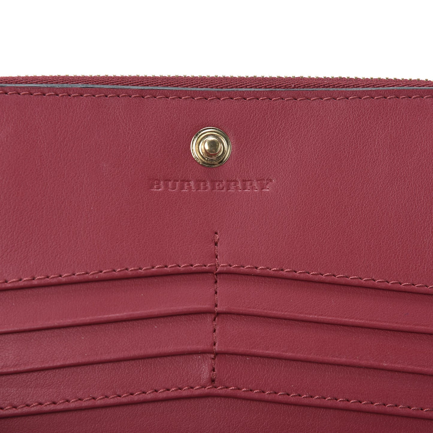 Calfskin Alvington Continental Wallet Peony Rose