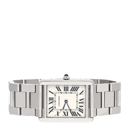 Cartier Stainless Steel 27mm Tank Solo Quartz Watch 2 of 4
