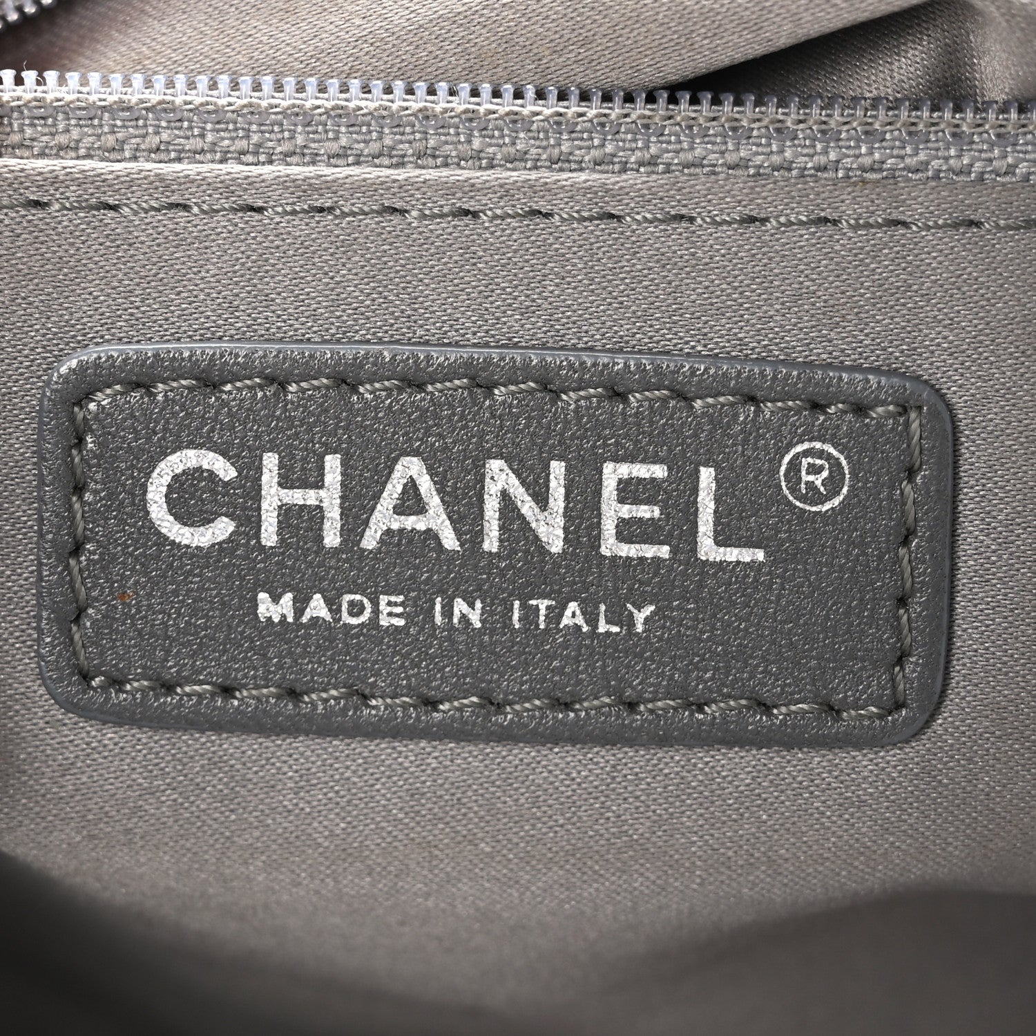 Chanel Lambskin Large Around Pockets Flap Dark Grey 6 of 10