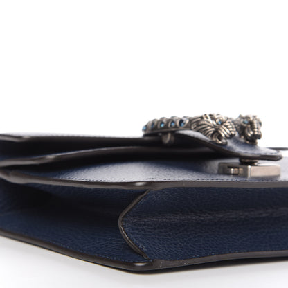 Gucci Dollar Calfskin Crystal Mini Dionysus Shoulder Bag Blue Agata Montana Sapphire 6 of 10