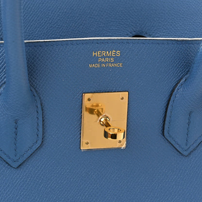 Hermes Epsom Birkin 35 Bleu Agate 6 of 10
