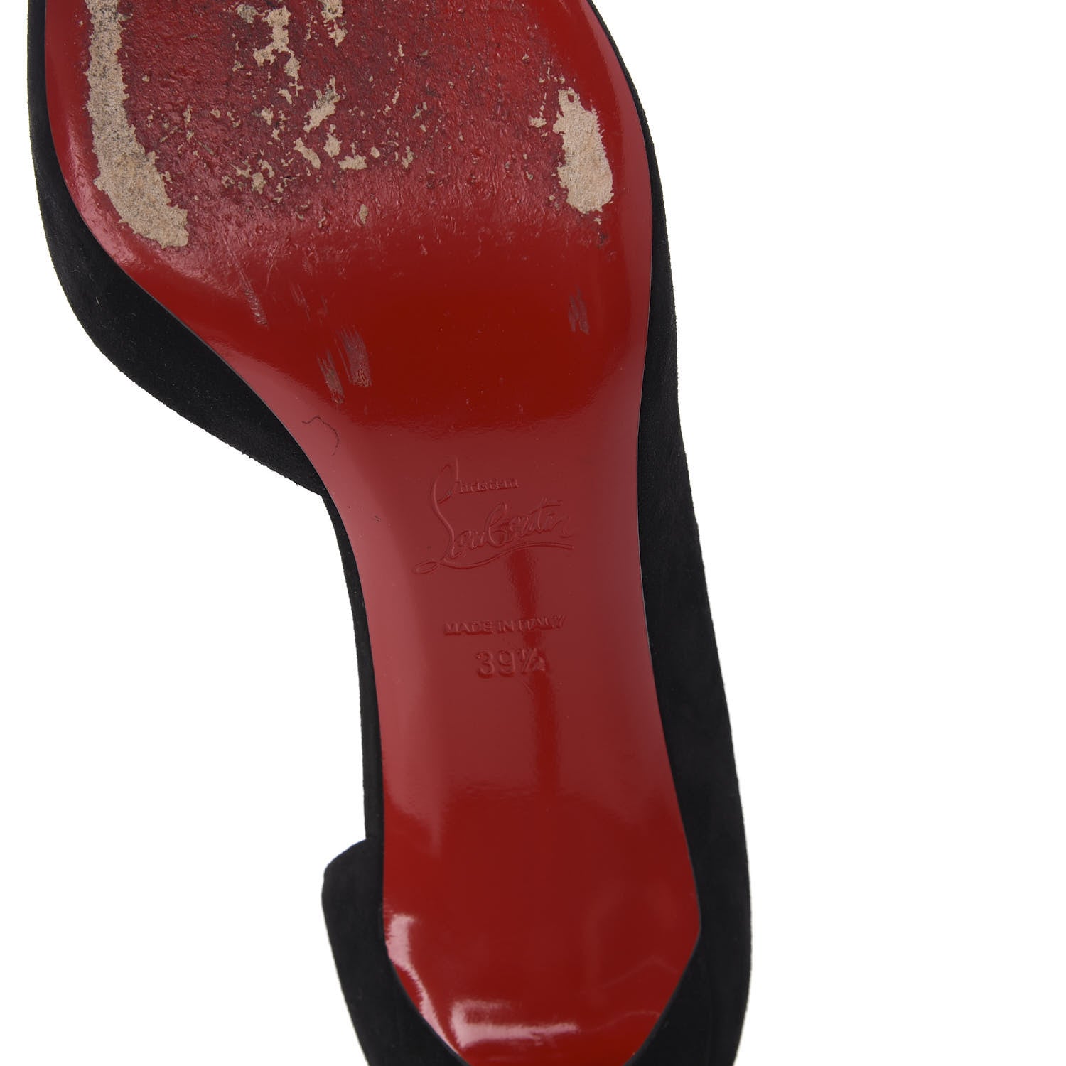 Christian Louboutin Veau Velours Iriza 70 Pumps 39.5 Black 6 of 8