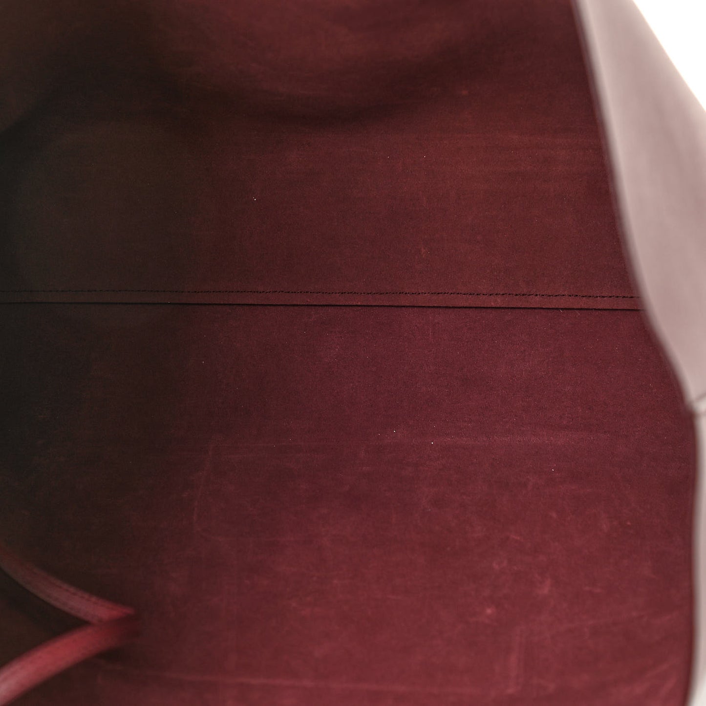 Calfskin Large Shopping Tote Bordeaux