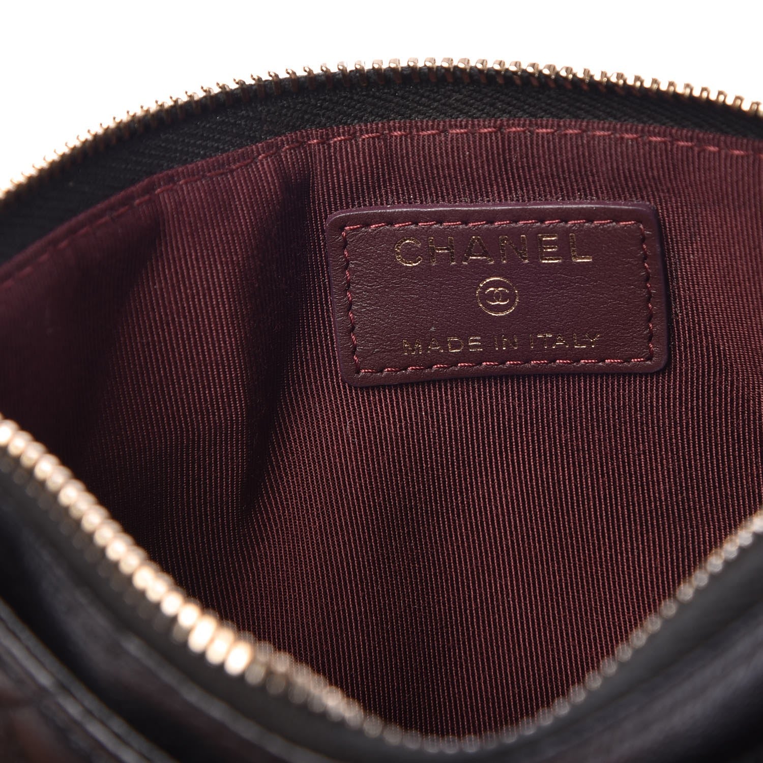 Chanel Caviar Quilted Classic Zip Pouch Black 6 of 8