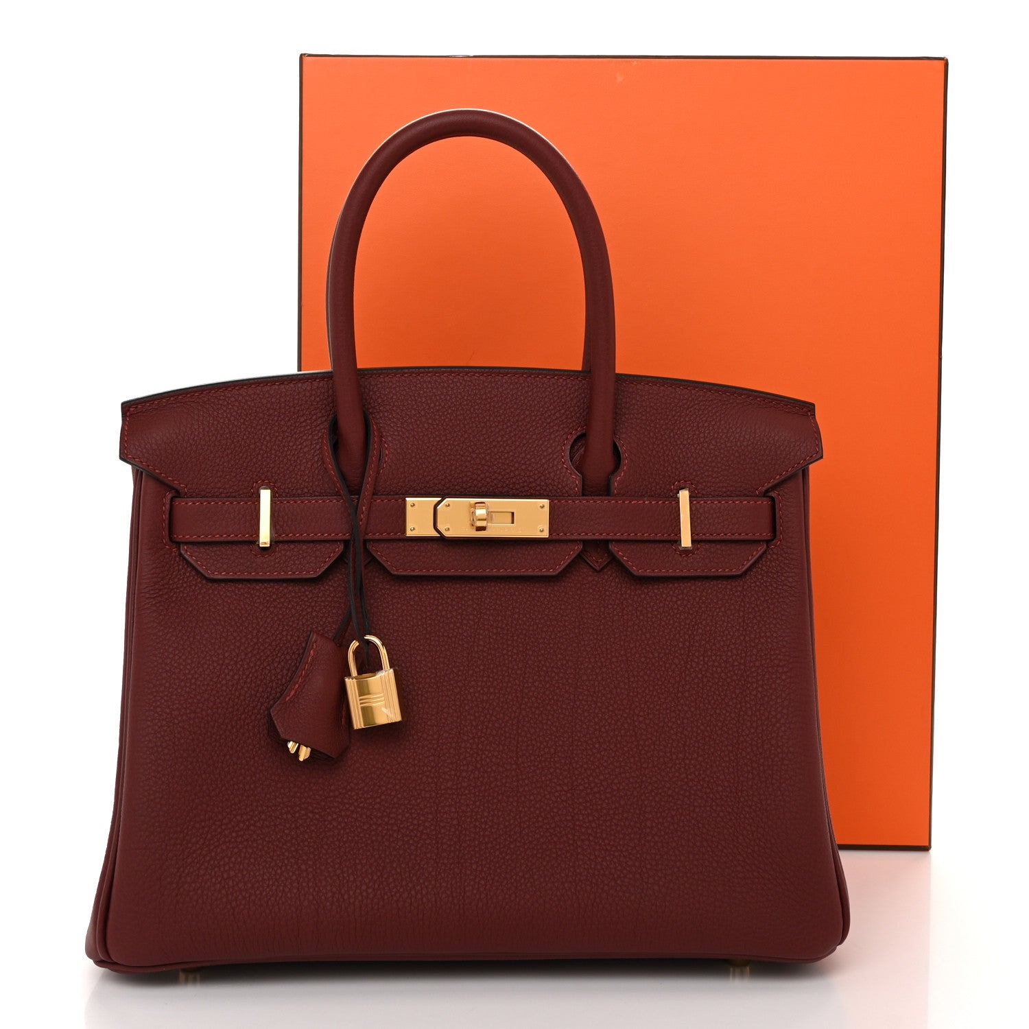 Hermes Togo Birkin 30 Rouge H 13 of 13