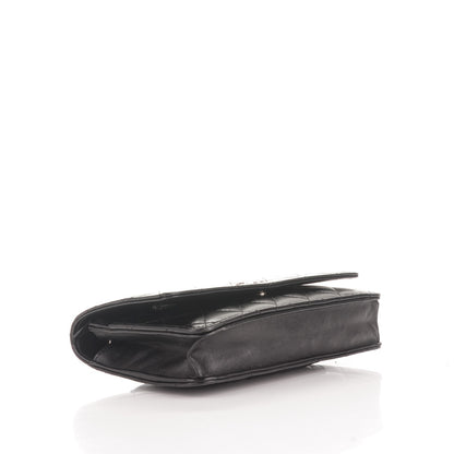 Chanel Lambskin Quilted Wallet On Chain WOC Black 4 of 8