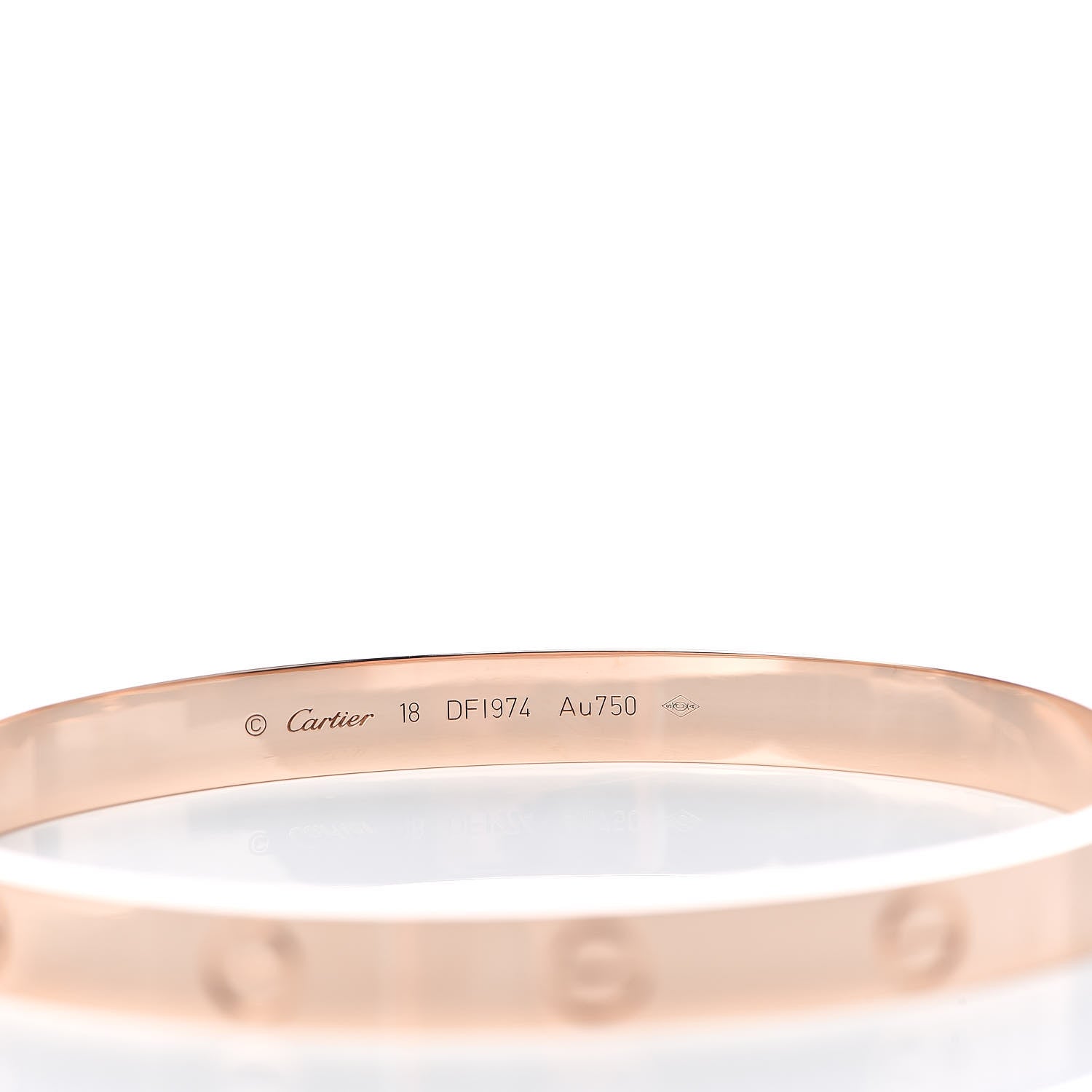Cartier 18K Pink Gold LOVE Bracelet 18 4 of 5