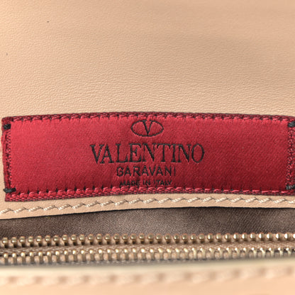 Valentino Garavani Vitello Medium Rockstud All Over Shoulder Bag Beige 6 of 12