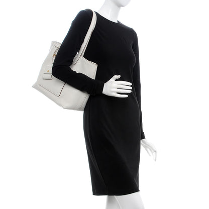 Prada Vitello Daino Shopping Tote Talco 2 of 9