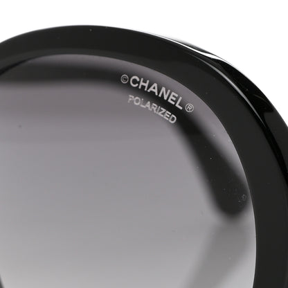 Chanel Chain Oval Summer Sunglasses 5353 Black 7 of 8