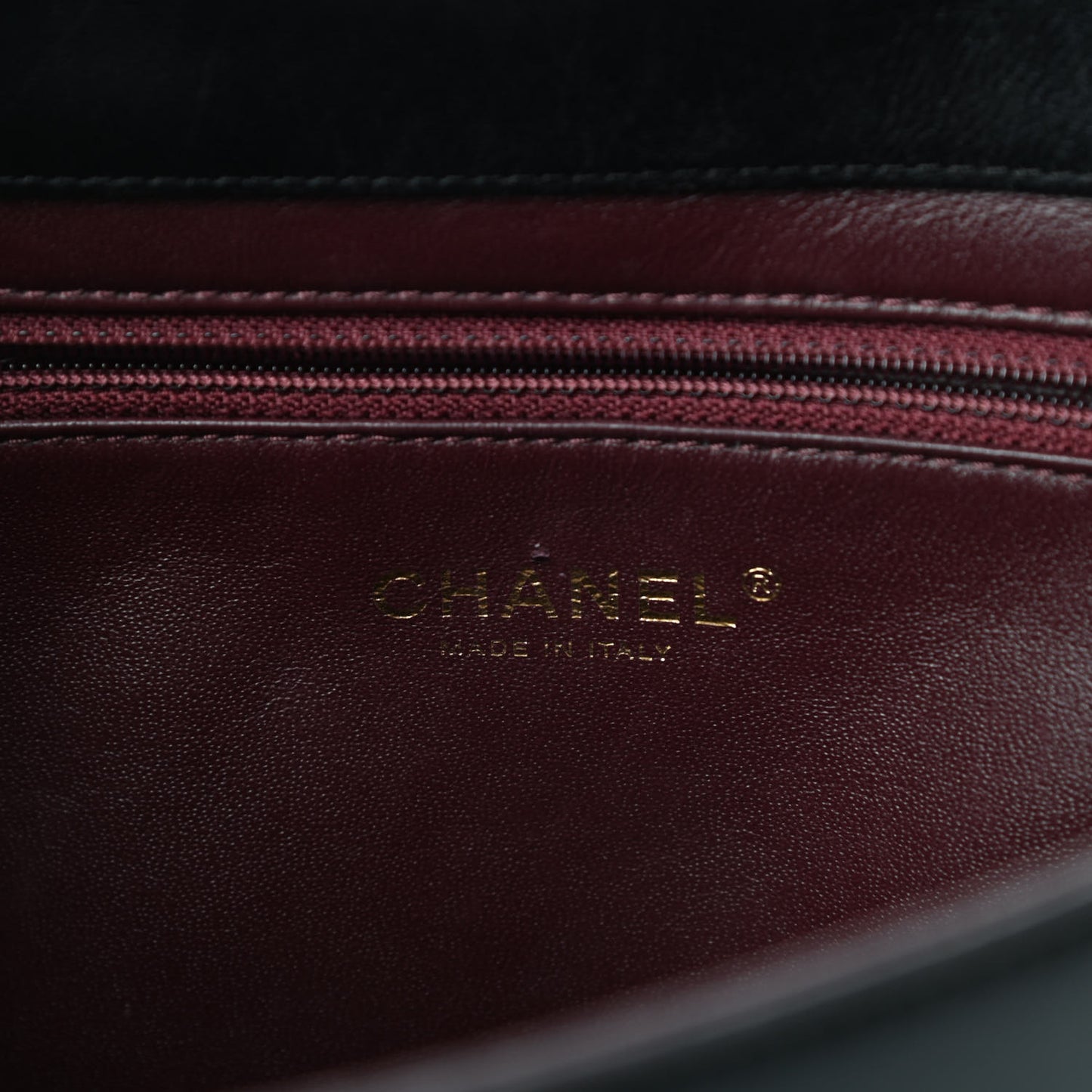 Lambskin Quilted Medium Diamond CC Flap Black