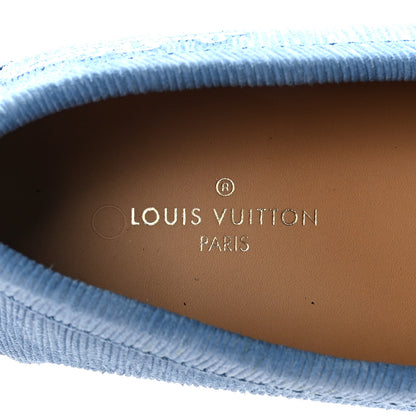Louis Vuitton Suede Mens Car Shoe Moccasin Loafers 7.5 7 of 8