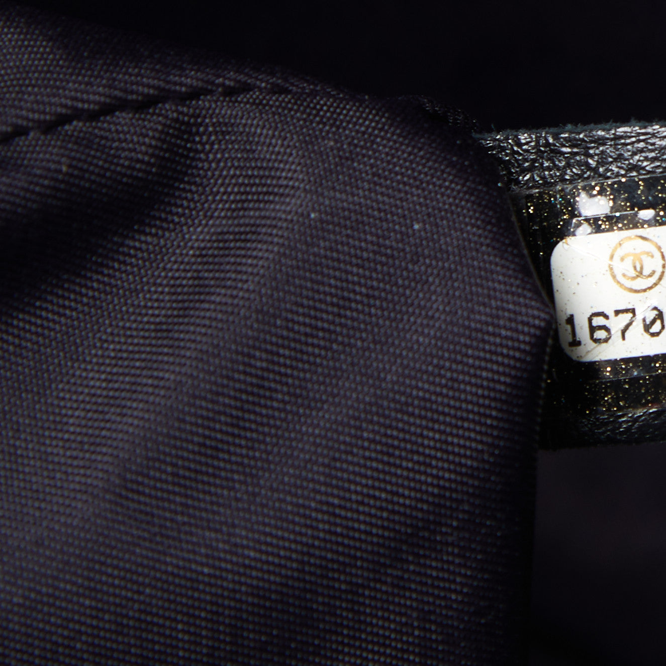 Coated Canvas Quilted Large Paris Biarritz Tote Black